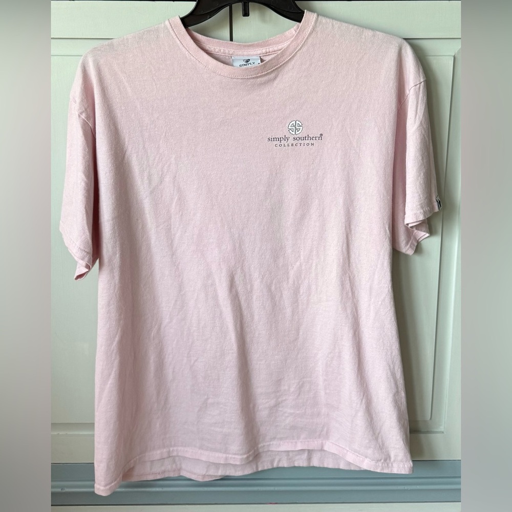 Simply Southern Nurse Life Pink Graphic Tee Size XL EUC - Picture 3 of 6